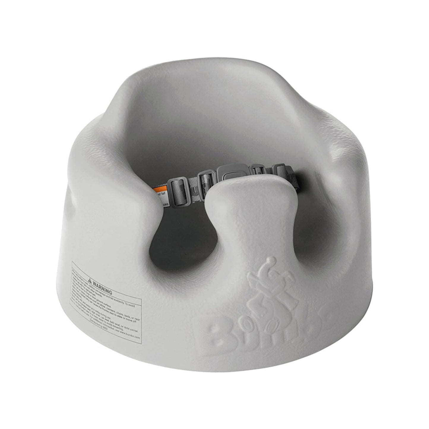 Bumbo Infant Floor Seat Baby SitUp Chair with Safety Harness  Cool Gray
