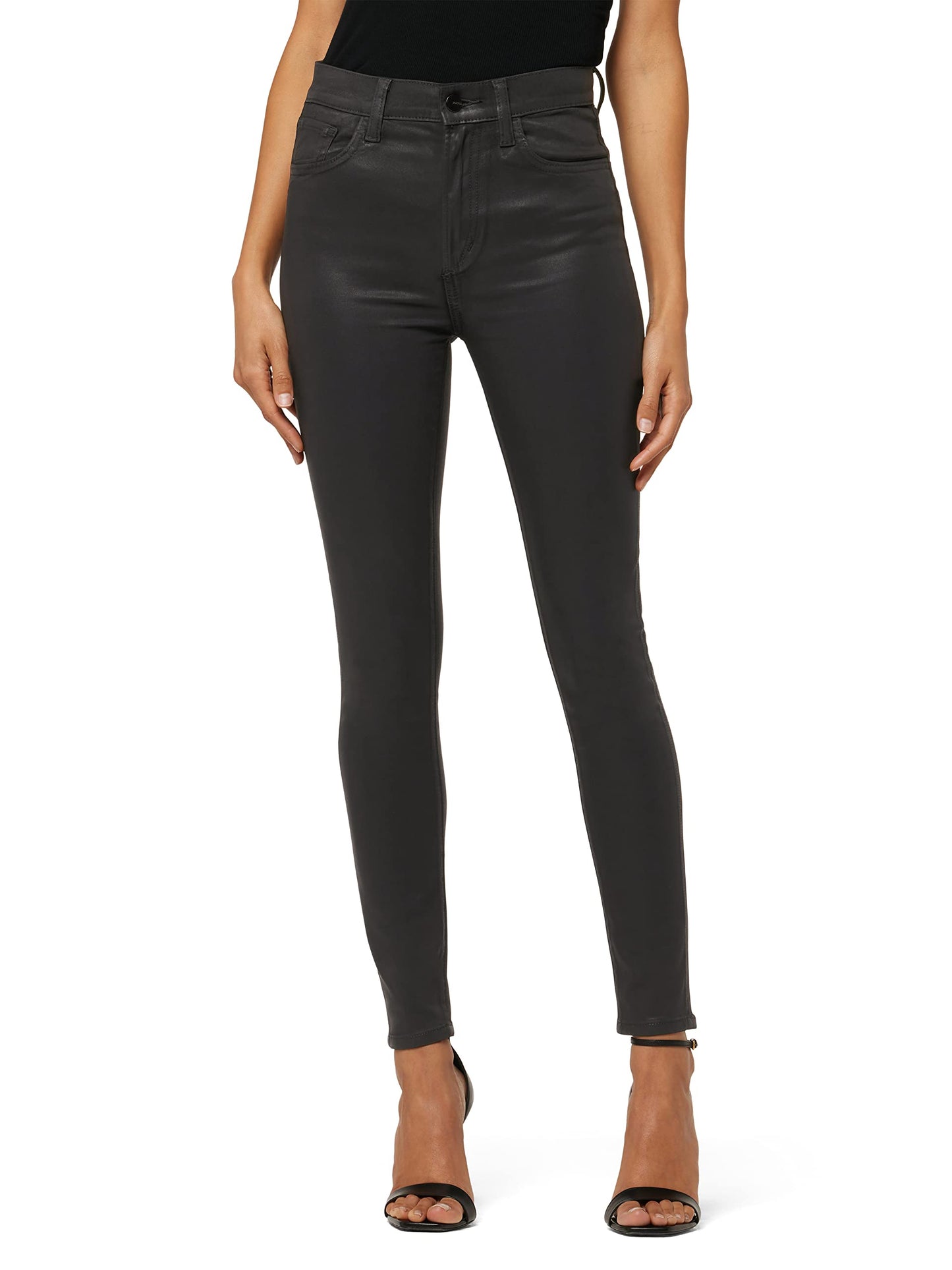 Joe's Jeans Women's The Charlie Ankle Coated, Black, 29