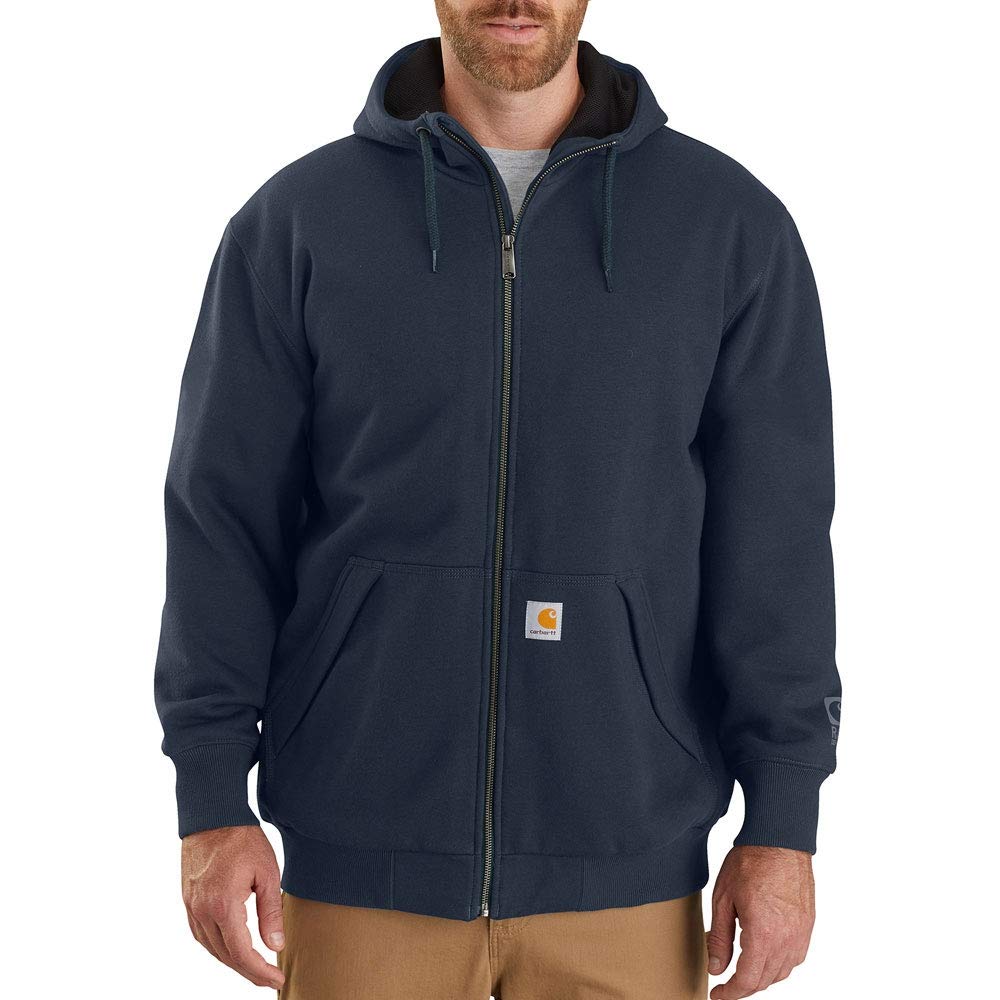Carhartt Men's Rain Defender Thermal-lined Sweatshirt - New Navy