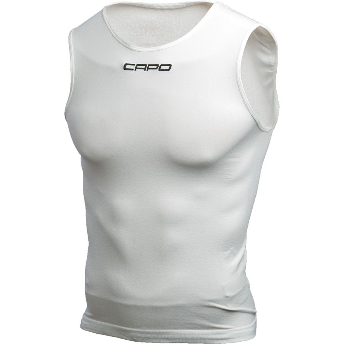 Capo Torino EL Sleeveless Base Layer - White