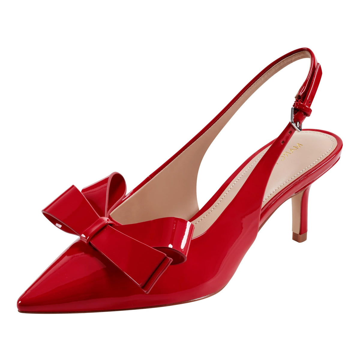 Marc Fisher Womens Allon Red Patent Pump Size 11
