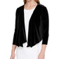 Tommy Hilfiger Jet Womens Small Velvet Cardigan Sweater Black S