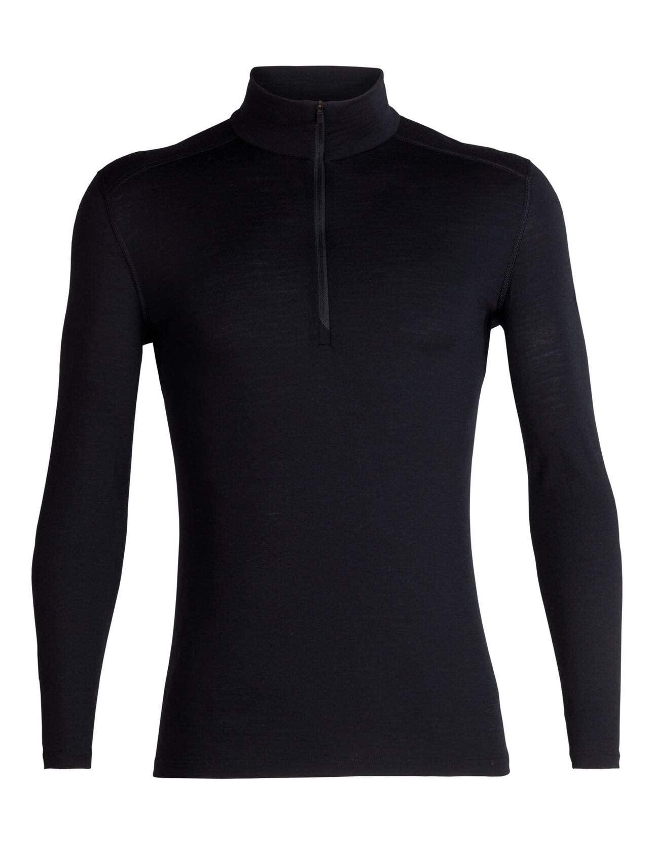 Icebreaker Merino Men's Mens 200 Oasis Ls Half Zip, Black