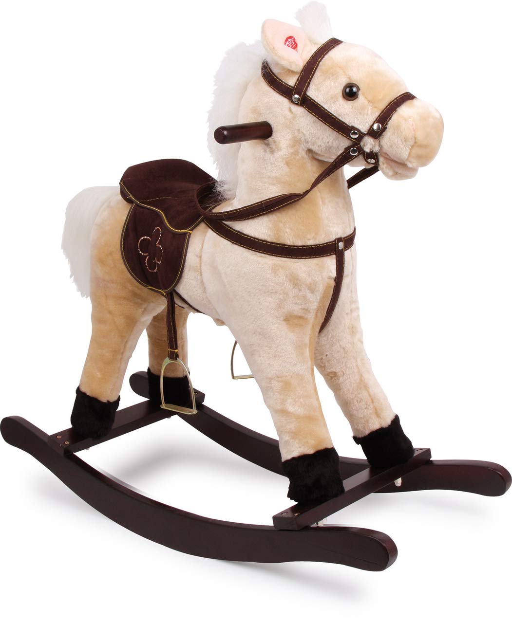 Small Foot Wooden Toys Rocking Horse Shaggy Designed for Children Ages 3 Years Medium