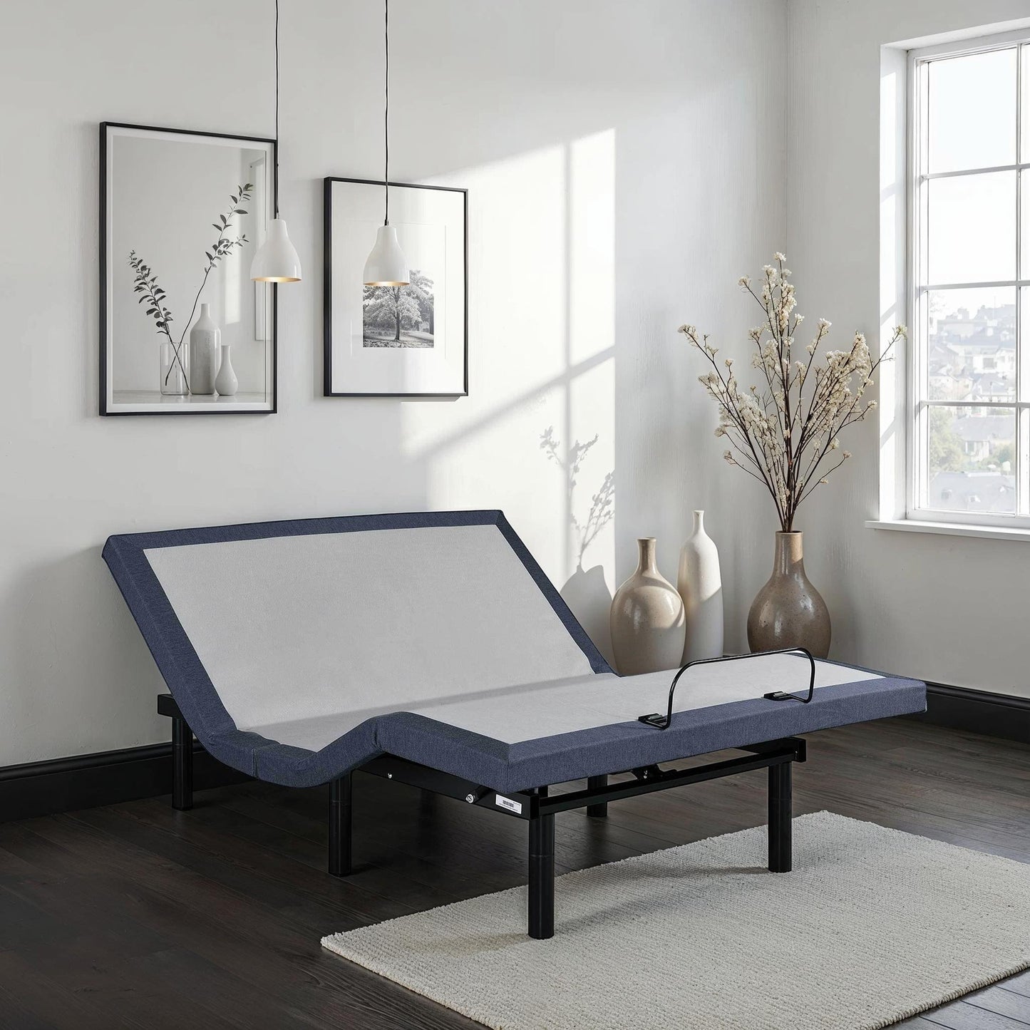 Full Adjustable Bed Base with Head and Foot Position Adjustments