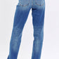 Judy Blue - Mid Rise Dad Jean With Release Hem