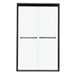 Modern Double Sliding Shower Enclosure, Tempered Glass