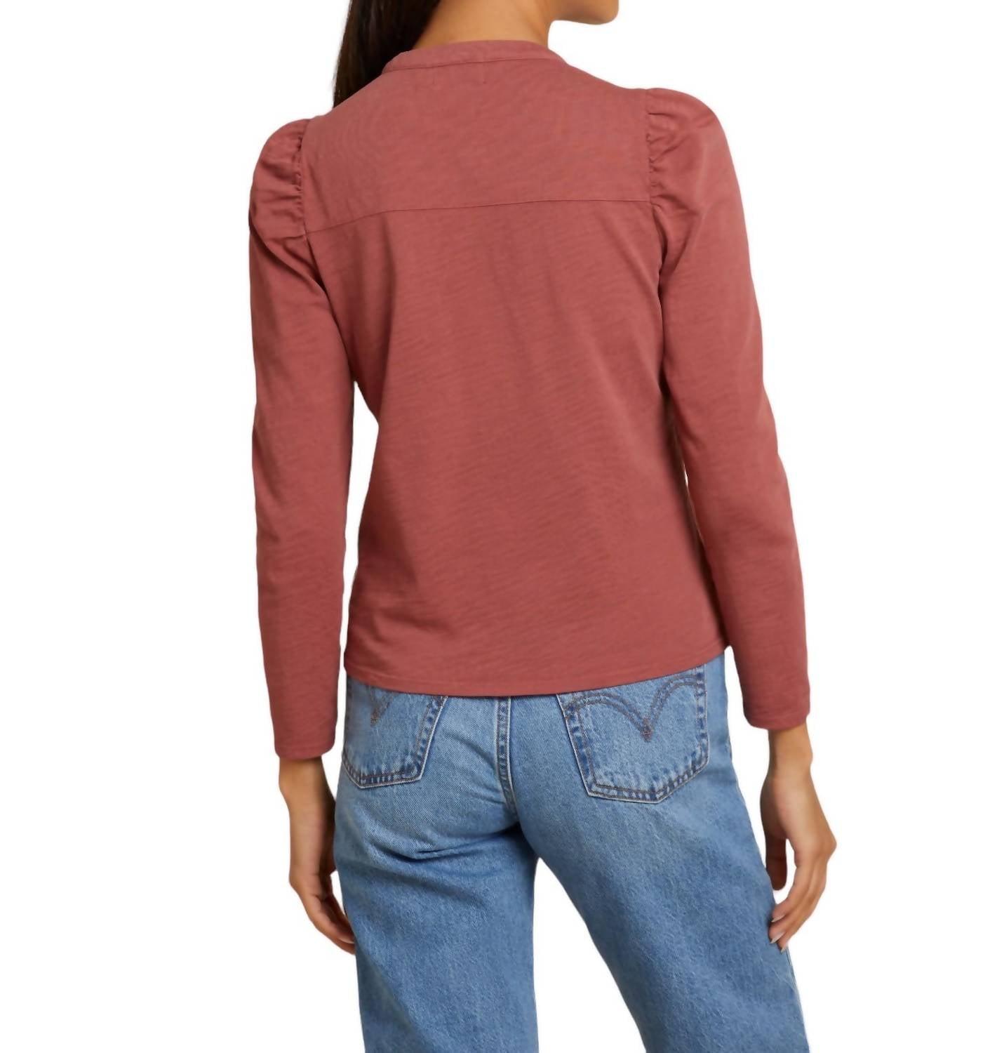 Nation Ltd - JUNIPER FEMME COLLARLESS SHIRT