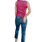 2.7 August Apparel - Flirty V Neck Top