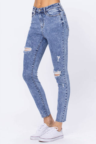 Judy Blue - High Rise Destroyed Skinny Jean