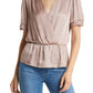 PAIGE Felicity Peplum Top in Wild Rose