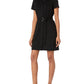 CLUB MONACO Women's Ponte Knit Dress, Black, Small