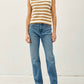 Be Cool - Stripped Sweater Tank Top