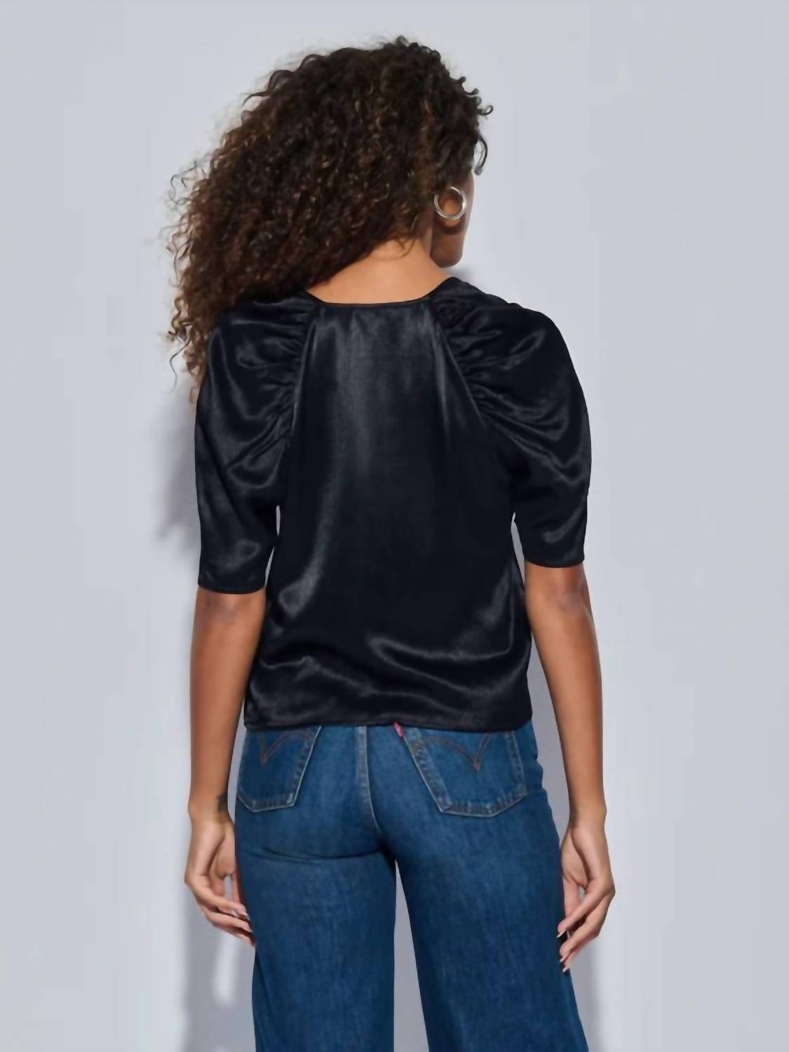 Nation Ltd - Lena Puff Shoulders Top