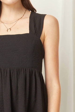 Entro - Square Neck Babydoll Top