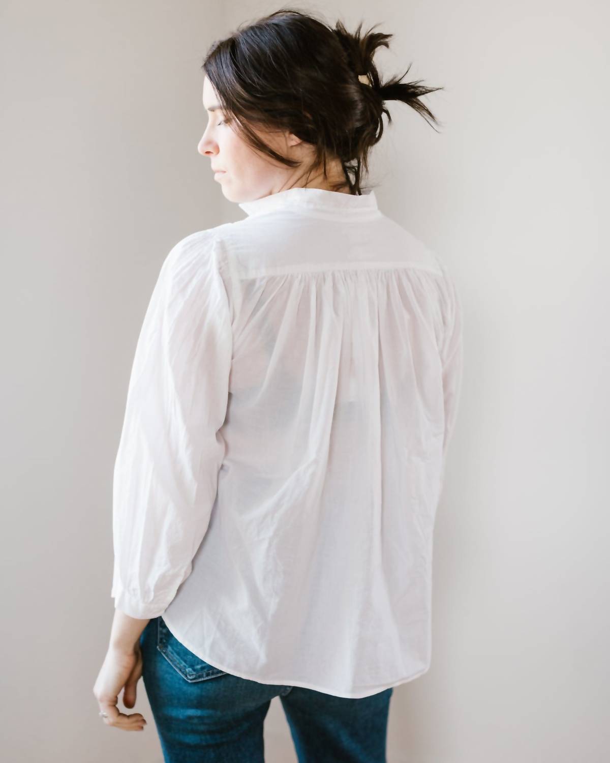 A Shirt Thing - Flora Collared Button Down Shirt