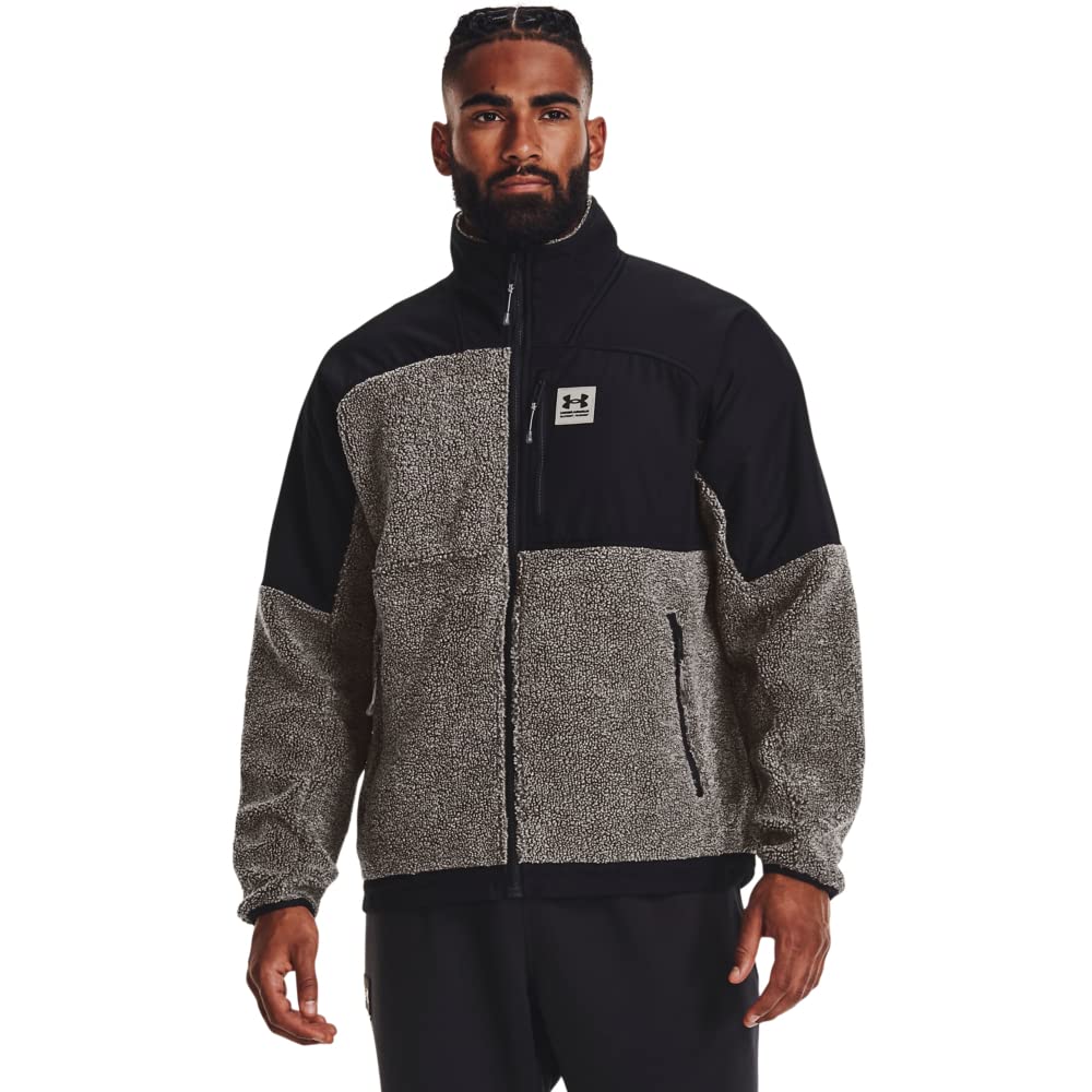 Under Armour Men's Mission Boucle Swacket - Pewter/Black