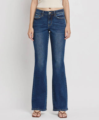 Lovervet - Mid Rise Relaxed Bootcut Jeans