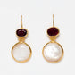 Avenue Chic - Women's Antique Pearl Earrings