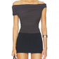 Agolde - Sherilyn Off The Shoulder Bodysuit