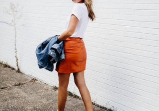 Topshop - Mini Faux Leather Skirt