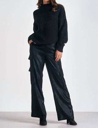 Elan - Mockneck Sequin Sweater