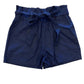 Heart & Hips - Women's Tie Linen Shorts