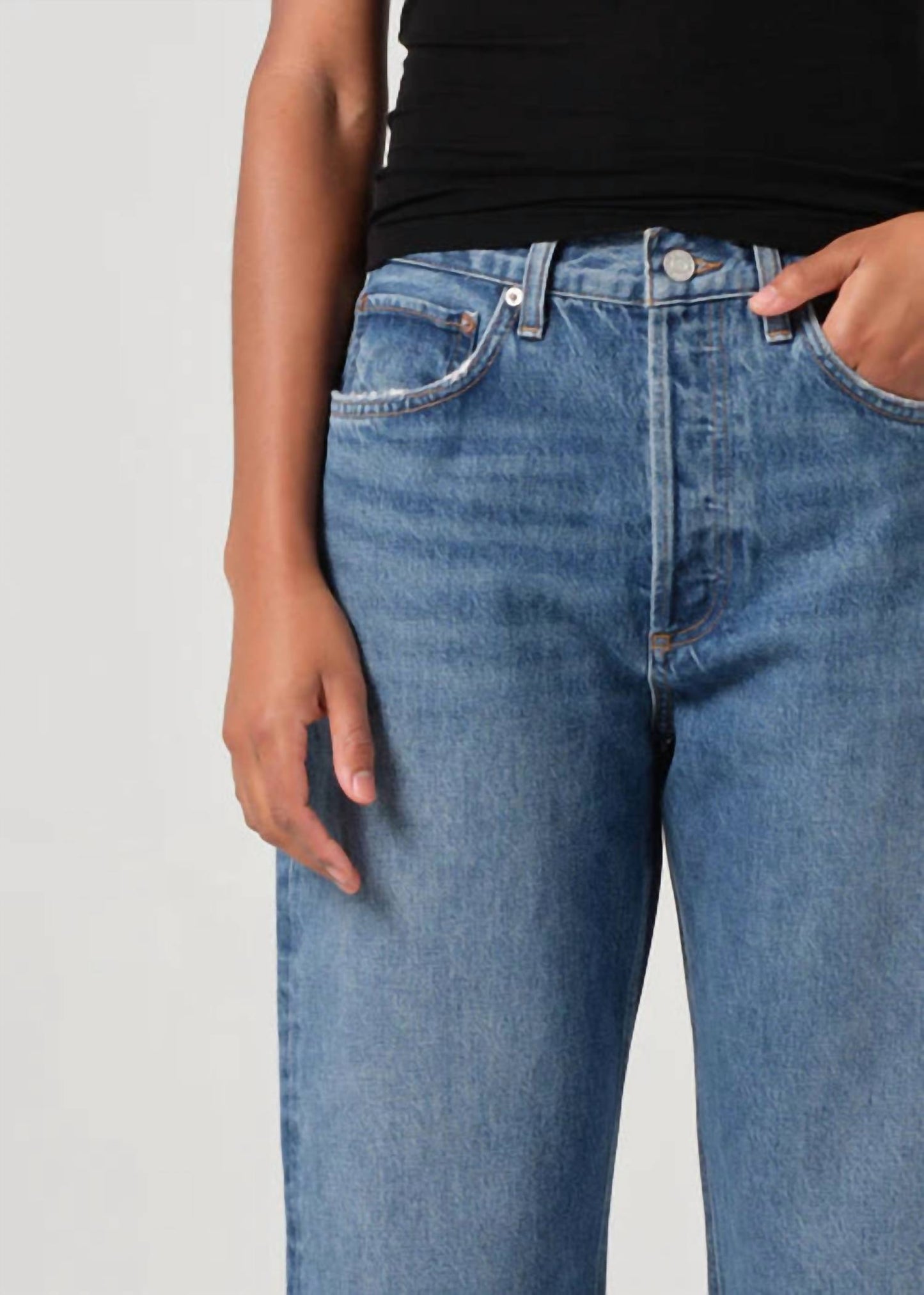 Agolde - Kelly Ultra High Waist Straight Leg Jean