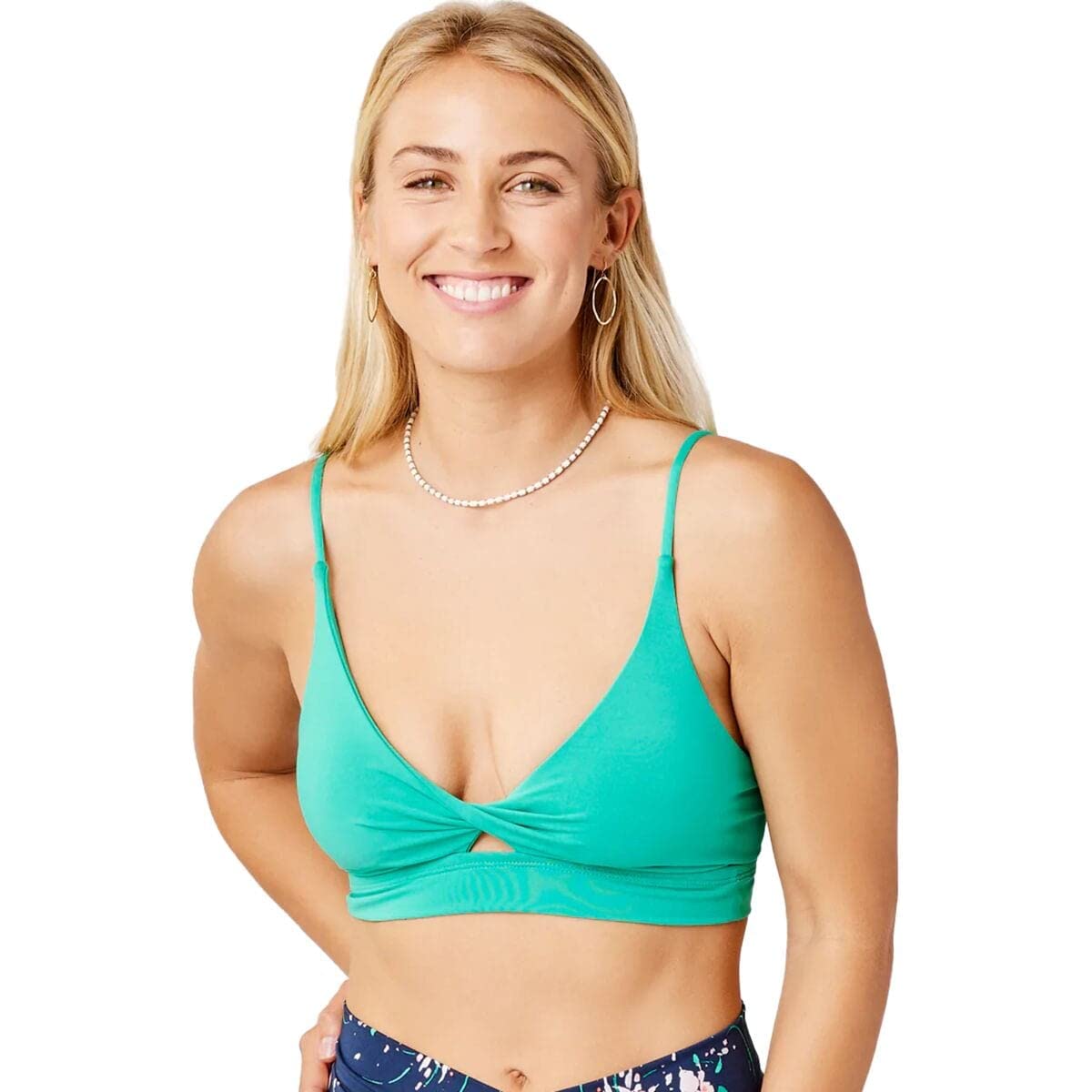 Carve Designs Women's Elba Swimsuit Top in Fern