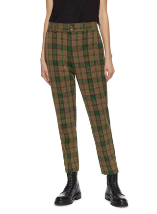 On This Day - Tapered Plaid Pants