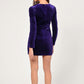 Adelyn Rae - Eunice Velvet Bodycon Mini Dress