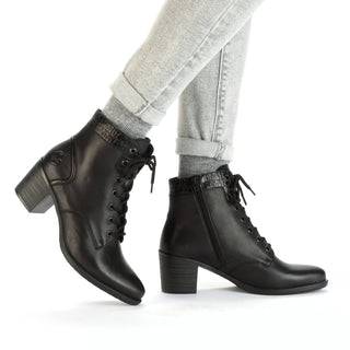 Rieker - Women's Ines 40 Faux Leather Ankle Boots