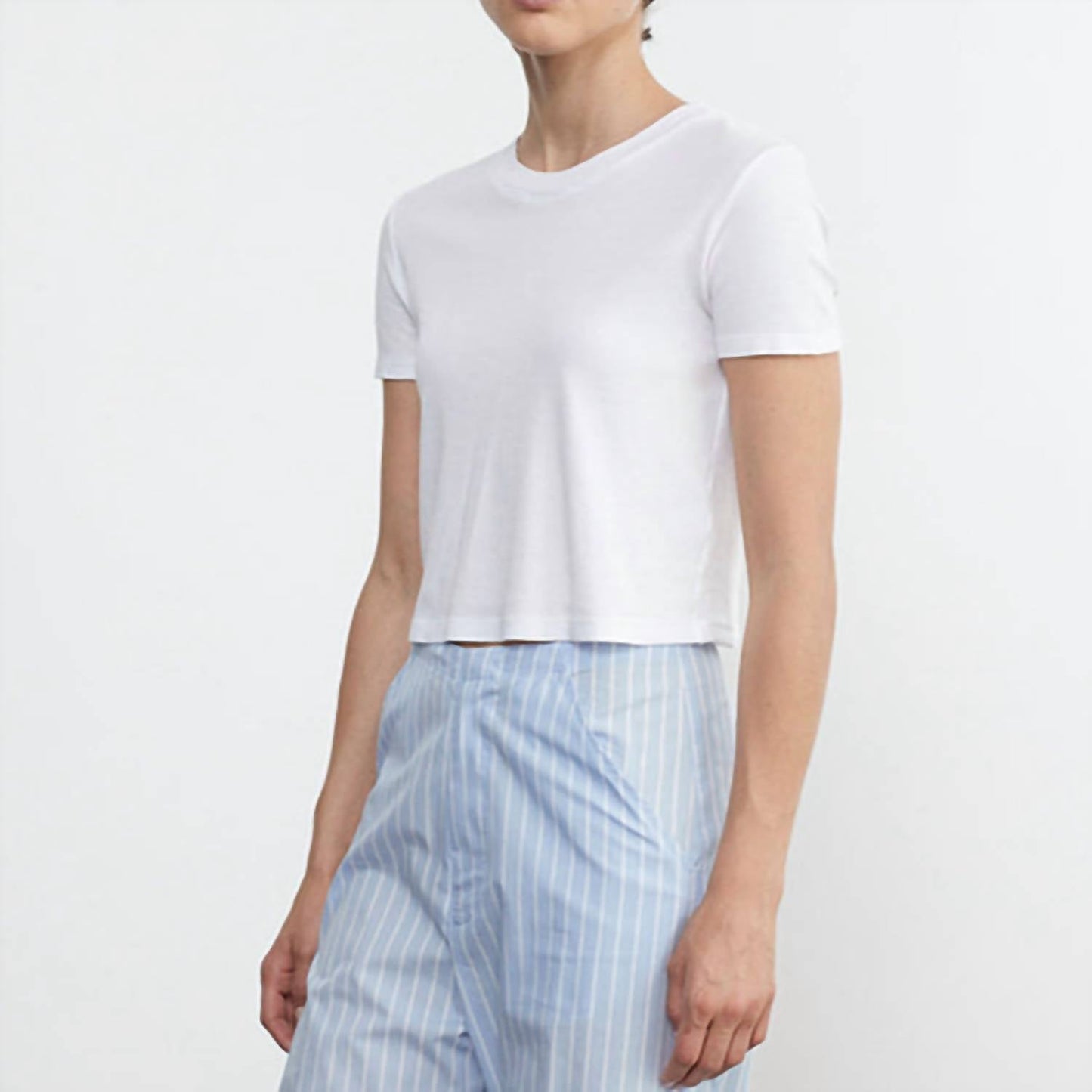 Enza Costa - Women's Supima Baby Rib Crop Top