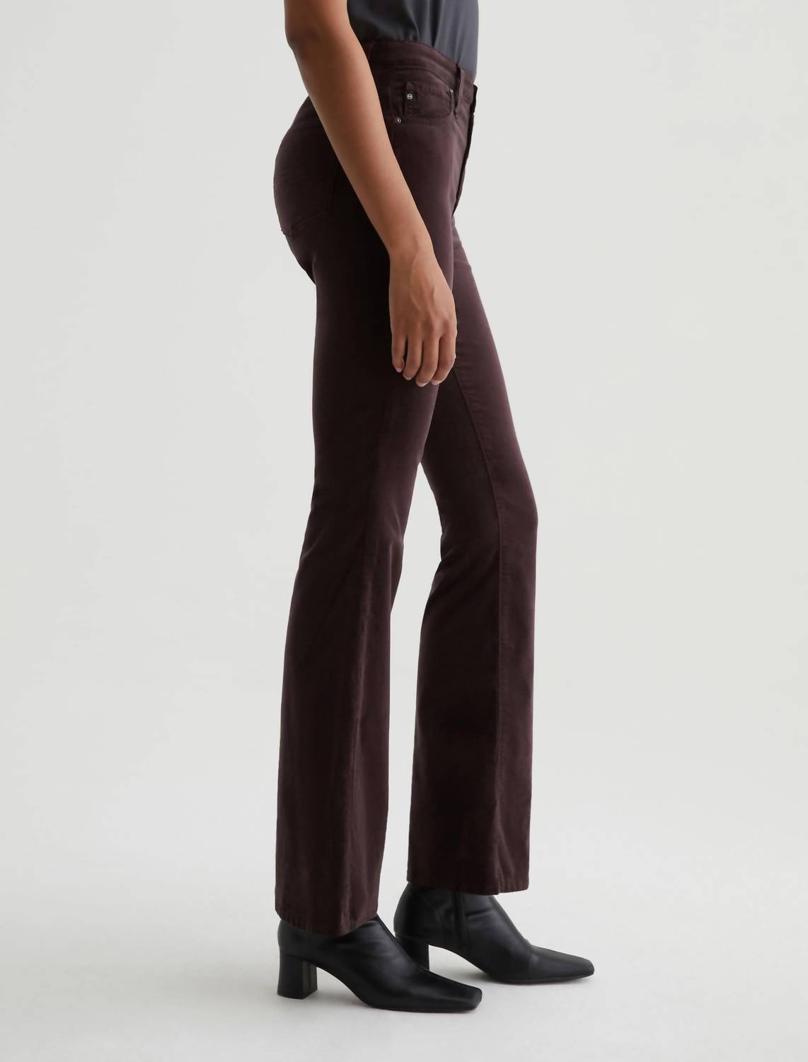 Ag Jeans - Farrah Velvet Mid-rise Boot Pants