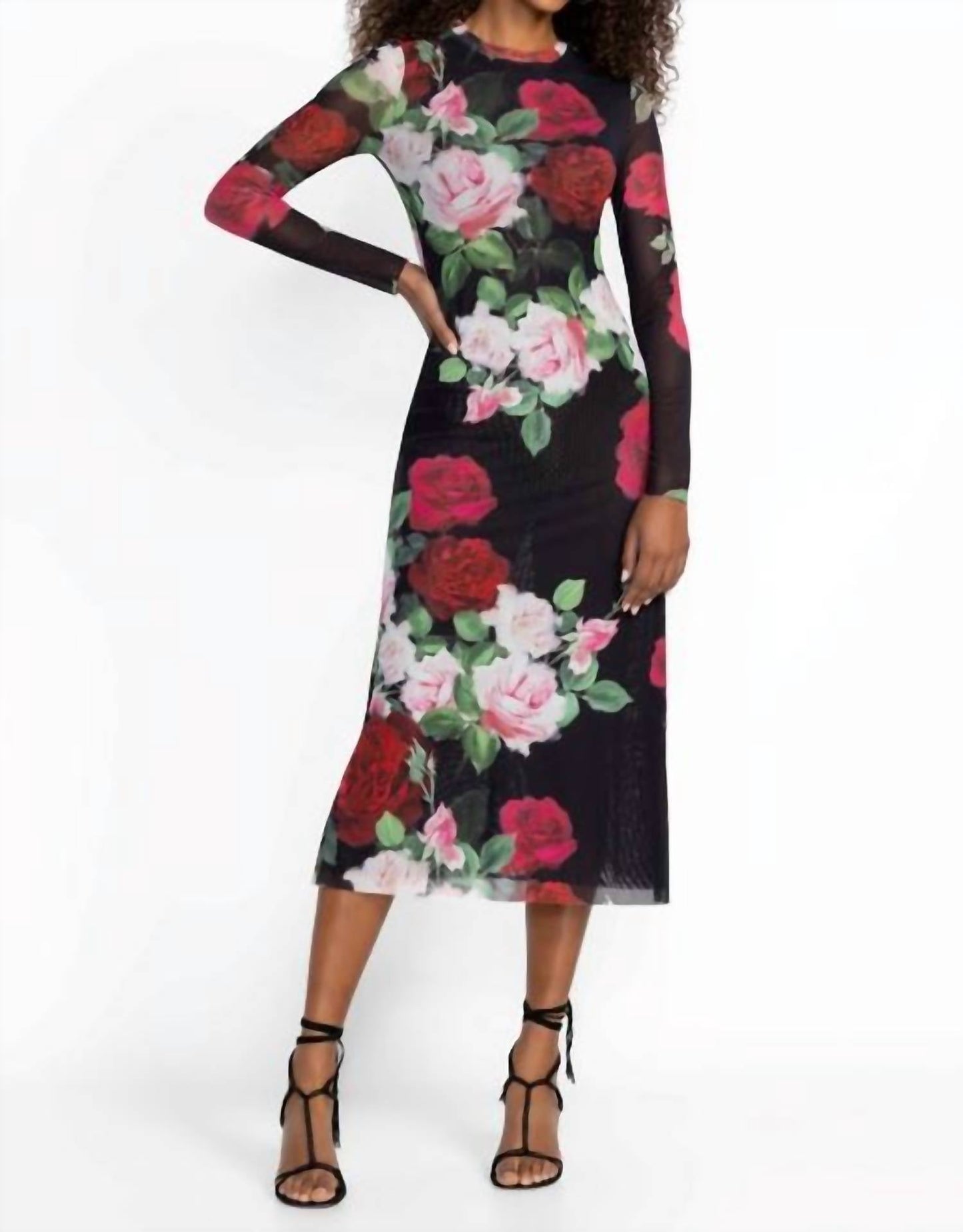 Johnny Was - LOLIA MESH MIDI DRESS
