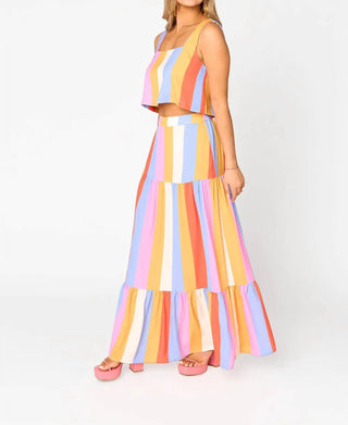 Buddylove - COOKIE POOL BOY STRIPE SKIRT SET