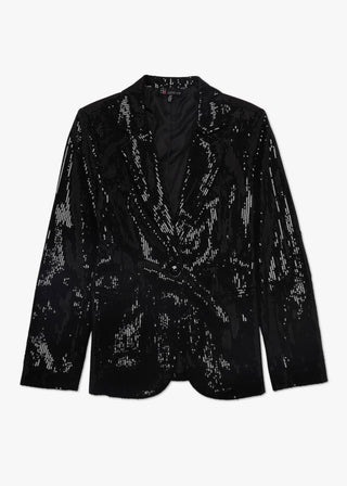Carre Noir - Women's Sequin Blazer