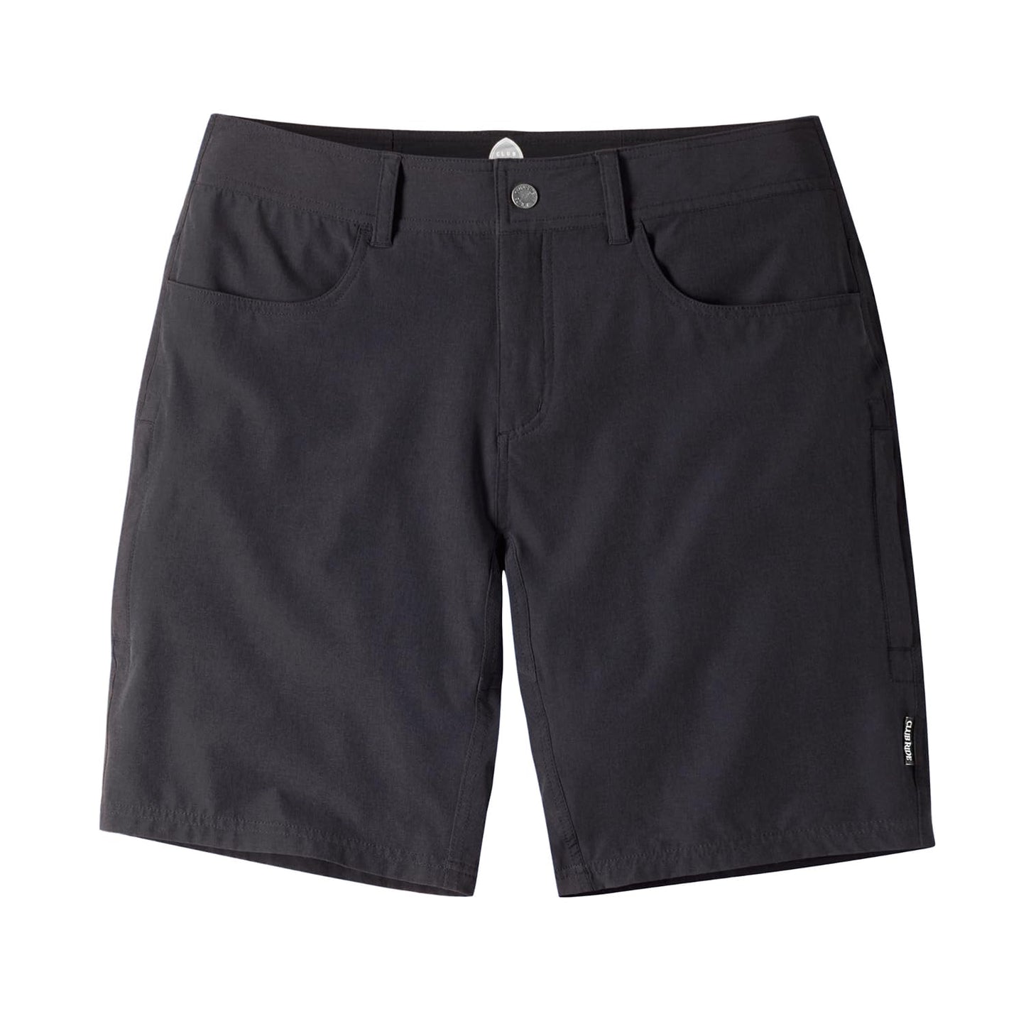 Club Ride Mens Mountain Surf Everywhere Shorts 10 Inch Mountain Bike Shorts True Black XX Large