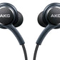 Samsung Earphones by AKG  For Galaxy S8 & S8 Plus W/Extra Ear Gels, Grey, Bulk