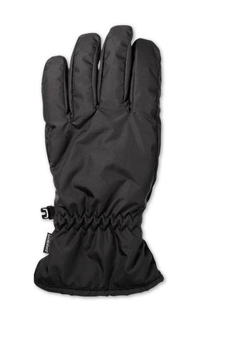 Isotoner Mens Smart Dri Fleece Lined Touch Screen Winter Gloves Black M