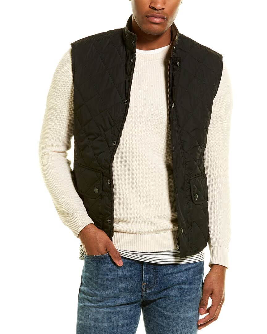 Barbour Men's Lowerdale Quilted Vest - Black