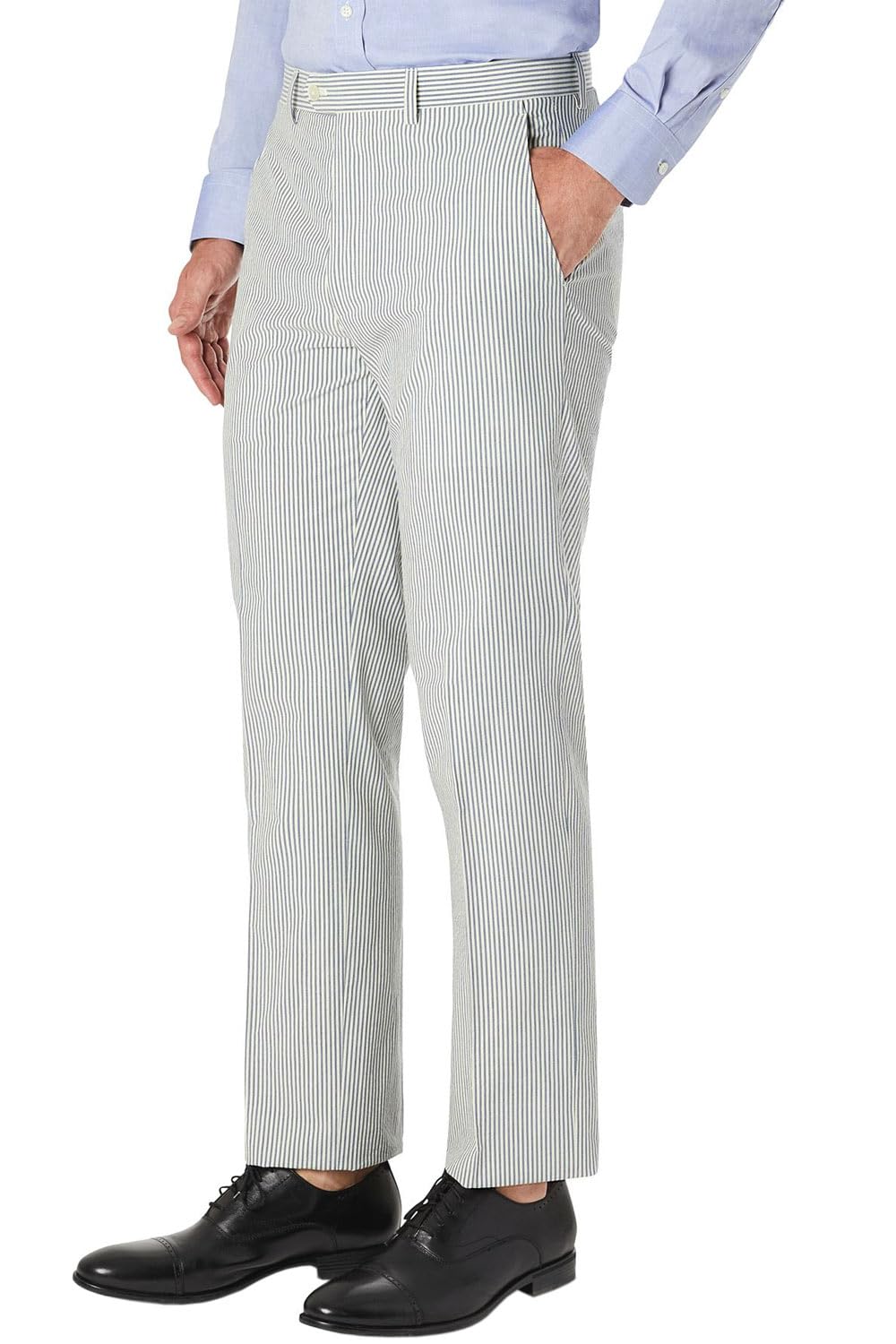 Lauren Ralph Lauren Mens UltraFlex Classic-Fit Striped Pants Blue 34 x 30