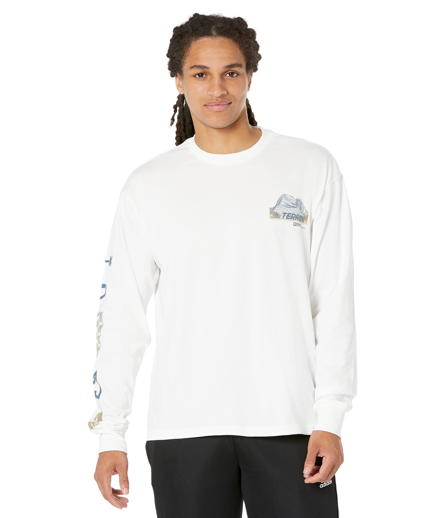 adidas Terrex X National Park Foundation Long Sleeve Tee - White