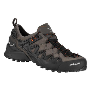 SALEWA Men's Wildfire Edge Hiking Shoes - Walnut Fluo Orange