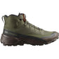 Salomon Unisex Cross Hike Tracker GTX Hiking Sneaker Ranger Green