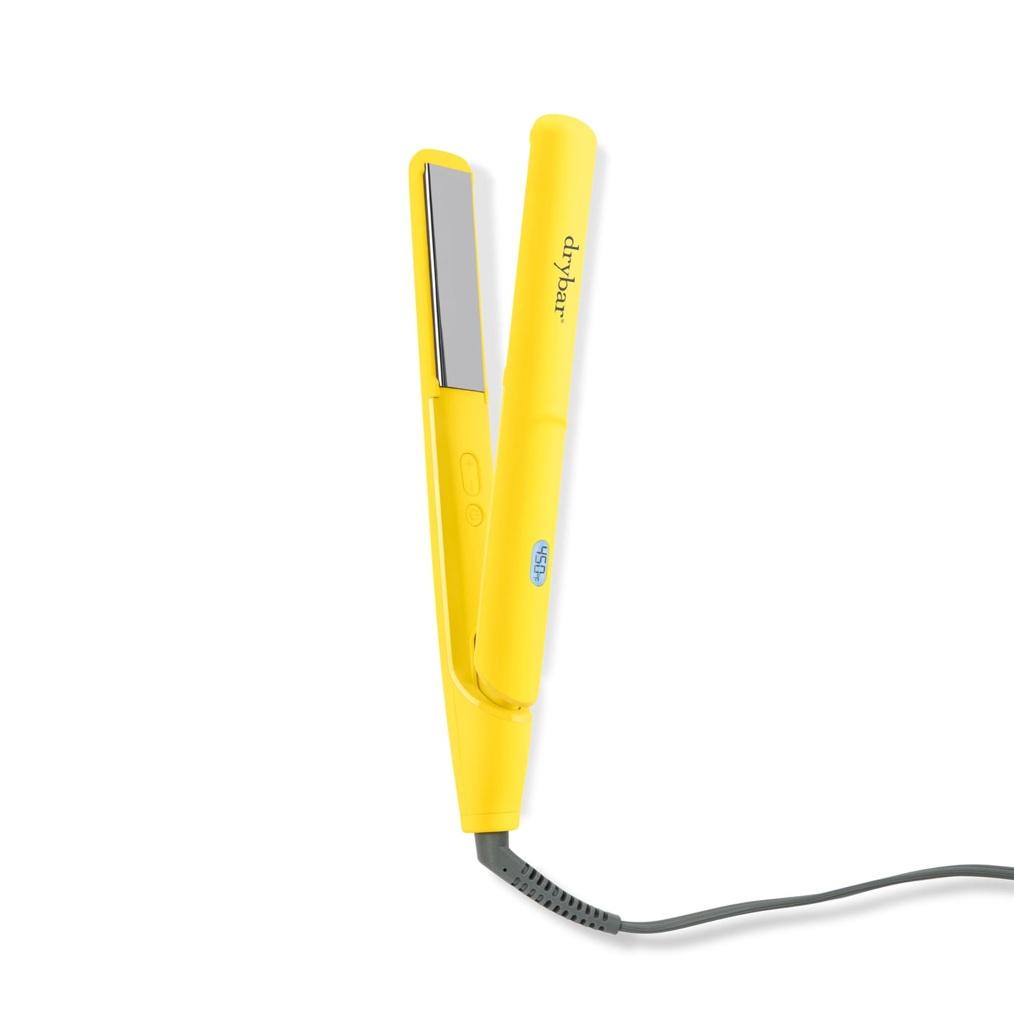 Drybar The Tress Press Straightening Iron 1  Ionic Technology for Smooth Shiny Hair  Straighten or Wrap Around Barrel to Create Curls Waves or Sleek Styles