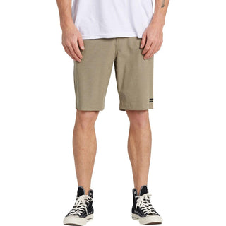 Billabong Mens Crossfire Mid Hybrid Shorts - Khaki
