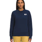 The North Face Heritage Patch Crew Neck Sweatshirt - Summit Navy