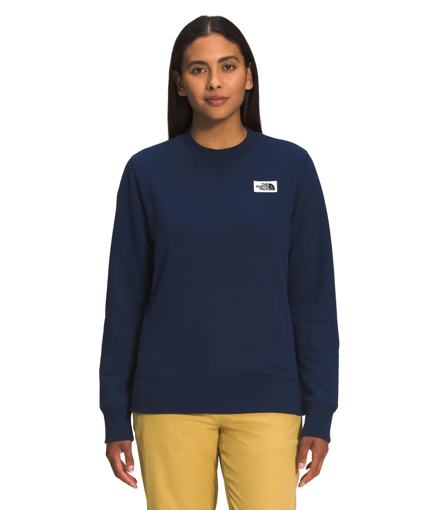 The North Face Heritage Patch Crew Neck Sweatshirt - Summit Navy