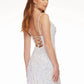 Ashleylauren - V-neck Cocktail Dress